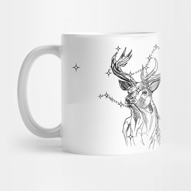 Stag constellation by theroseandraven